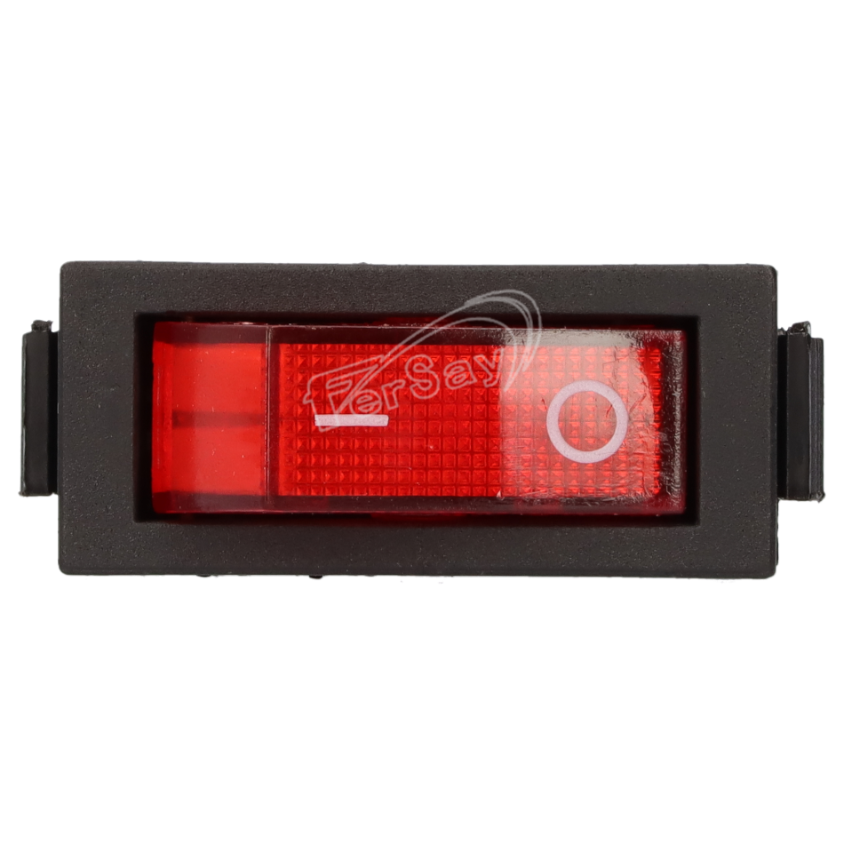 INTERRUPTOR LUMINOSO ROJO UNIPOLAR 3 CONTACTOS - 14AG010 - ZANUSSI