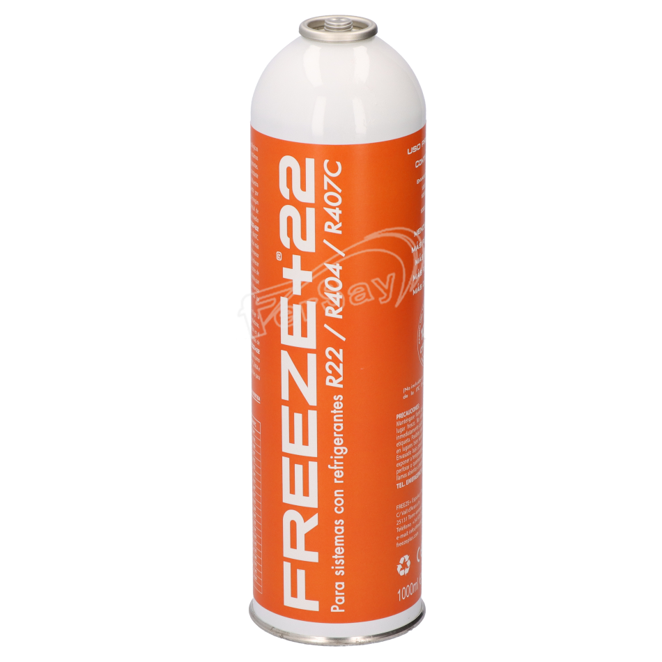 Gas refrigerante Freeze+22 sustituye R22 R404 R407 - 25FR0471 - FERSAY