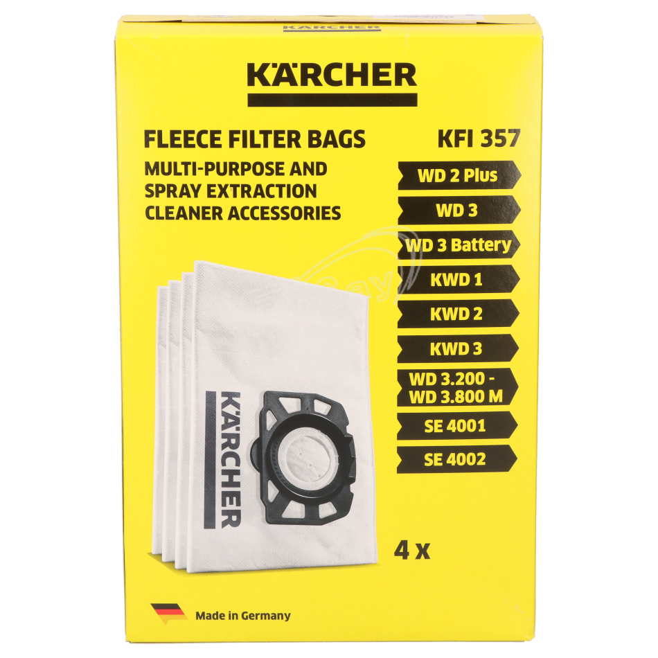 Bolsas de filtro de papel para Karcher - 28633140 - KARCHER