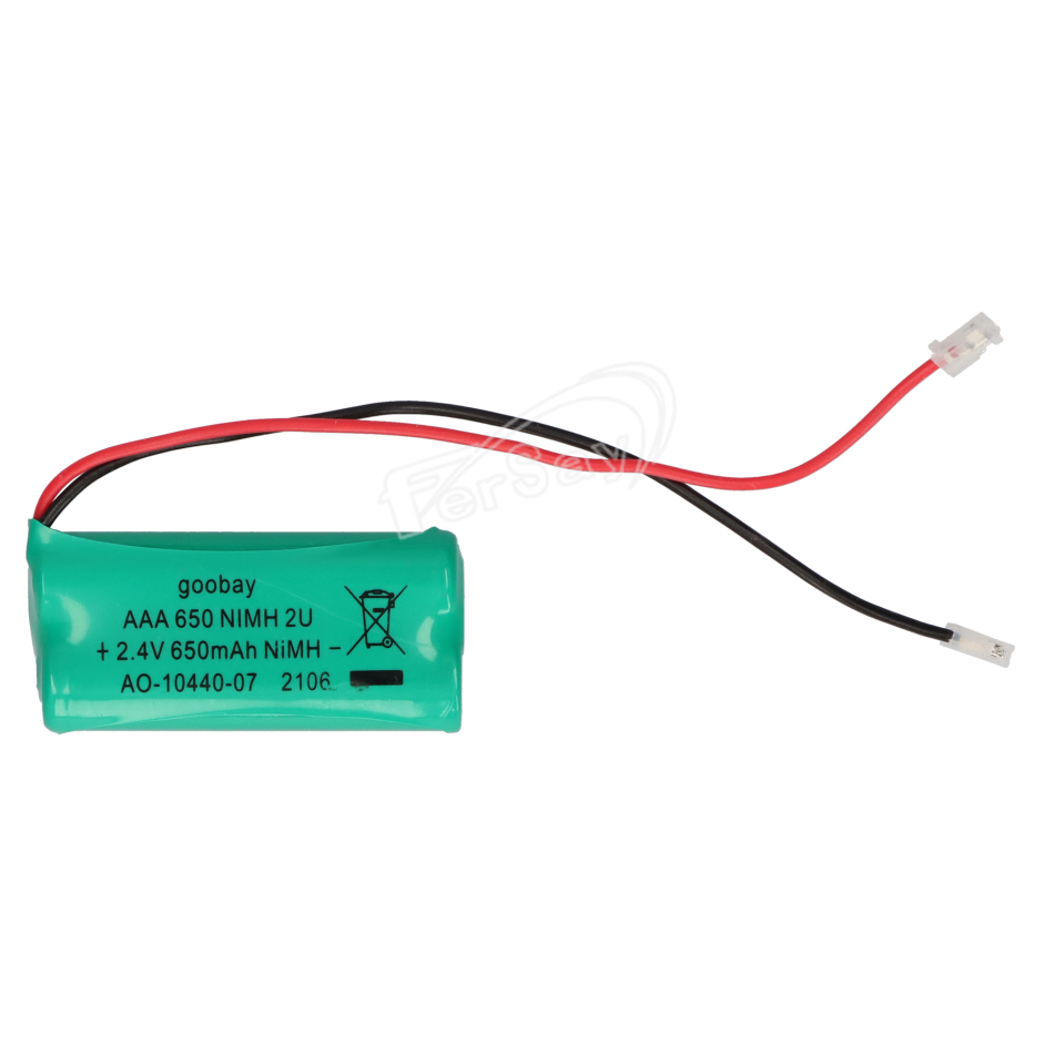 Bateria pack 2,4V 700MAH, NI-MH - BATE2AAA - FERSAY