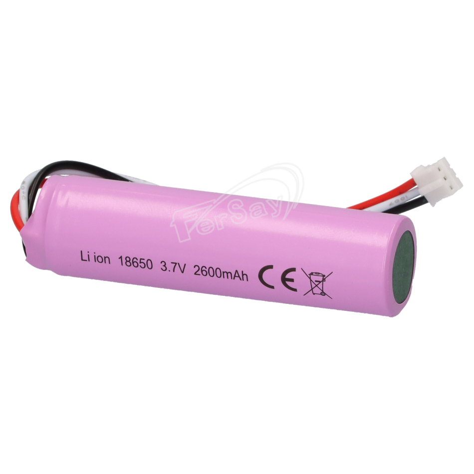 Pila recargable 3,6V formato ER18650, 2100 mah con cables. - EER18650 - FERSAY