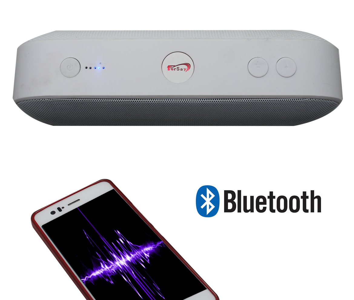 Altavoz bluetooth 3.1 color blanco con radio - FERSAYALTB1 - FERSAY - Cenital 1