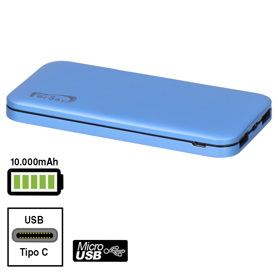 POWERBANK BATERÍA EXTERNA 10000 MAH - FERSAYPWB10000A - FERSAY