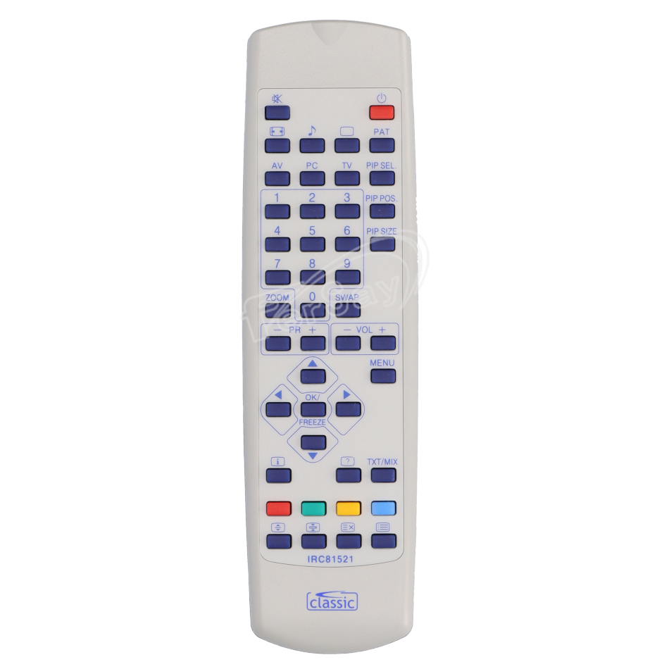 Telemando beko ZR4187, RC40/45 - IRC81521 - CLASSIC