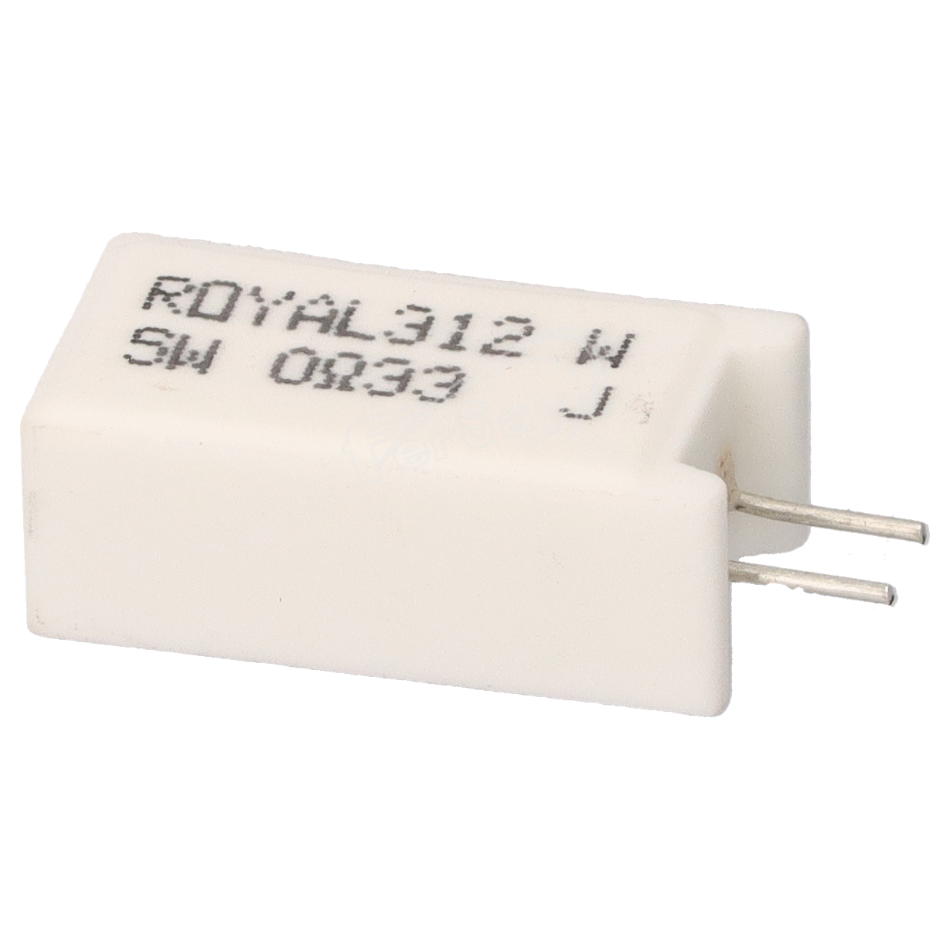 RESISTENCIA BOBINADA RADIAL 0,33-5W - RBR0,335W - ROYAL